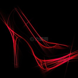 妇女的鞋子,鞋,段