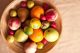 水果,篮,梨