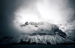 班夫,加拿大,冬天