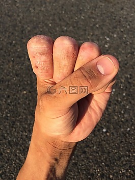 手,手指,钉子