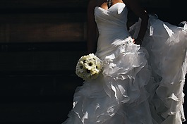 新娘,婚礼,婚姻