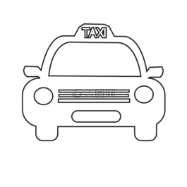出租车图标,自动,汽车