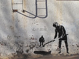 涂鸦,图,阿什维尔