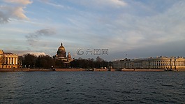 圣彼得斯堡,俄罗斯,极夜