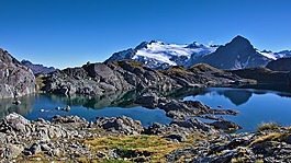 岩,山,小山