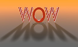 哇,字母,文本
