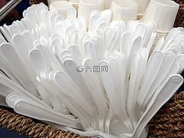勺子,器皿,塑料
