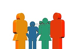 家庭,父亲,母亲