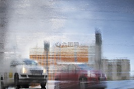 反射,城市,汽车