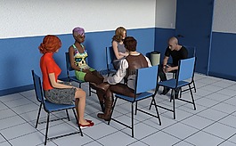 心理治疗,会议,组