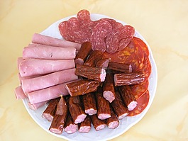 萨拉米,食品,火腿