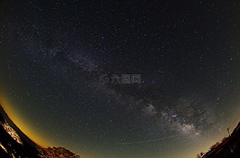 自然,满天星斗的天空,夜景