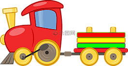 玩具火车,玩具,播放