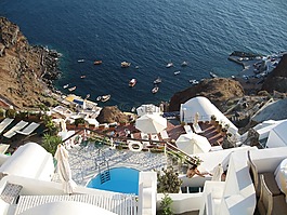 希腊,圣托里尼,旅行