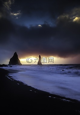 冰岛,vik,景观