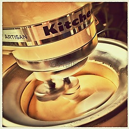 冰生产,冰淇淋,香草