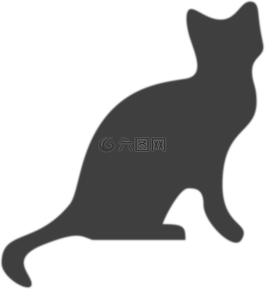 猫,灰色,喵呜声