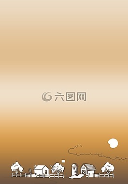 景观,院,背景