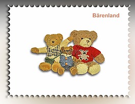 邮票,熊,可爱