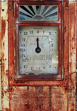 古董,时钟,燃油泵