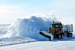 犁,雪,冰