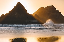 山,谷,小山