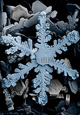 冰晶体,晶体,雪