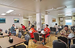 用餐的小屋,房间,自助餐厅