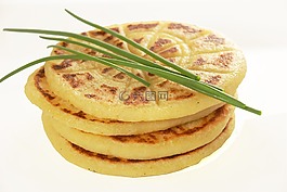 马铃薯,煎饼,韭菜