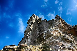 城堡,废墟,古代