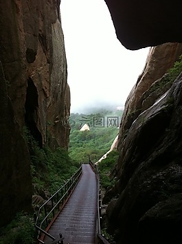 蔚山岩,山 seoraksan,云海