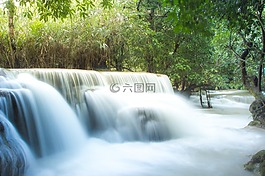 广西瀑布,老挝