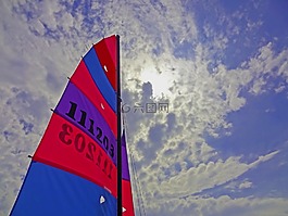 帆,帆船双体船,双体船