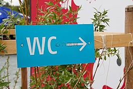 厕所,wc 标志,箭头