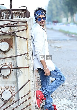 英俊,男子,年轻