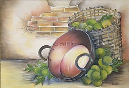 帧,雕刻,油画颜料