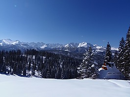 雪域景观,高山,旅行