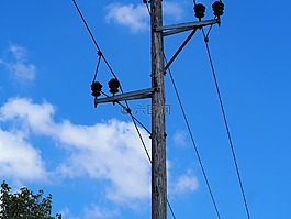 当前,电杆,strommast