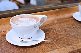 咖啡杯,杯,咖啡
