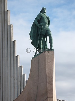 hallgrímskirkja,雕像,莱夫 · 埃里克森