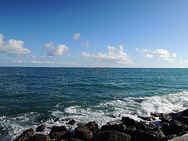 海,波多黎各,视线
