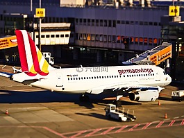 机场,飞机,离境