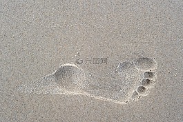 足迹,脚,脚趾