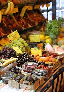 水果,商店,法国