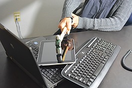 ipad,它,粉碎