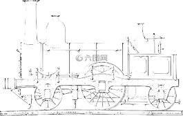 铁路引擎,白,火车