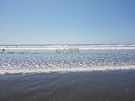海滩,瑟琳娜,海
