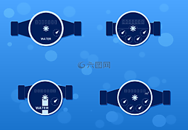 流量计,水表,计数器