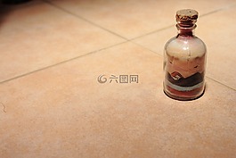 瓶,玻璃,修剪