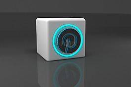 起3d,徽标,3d